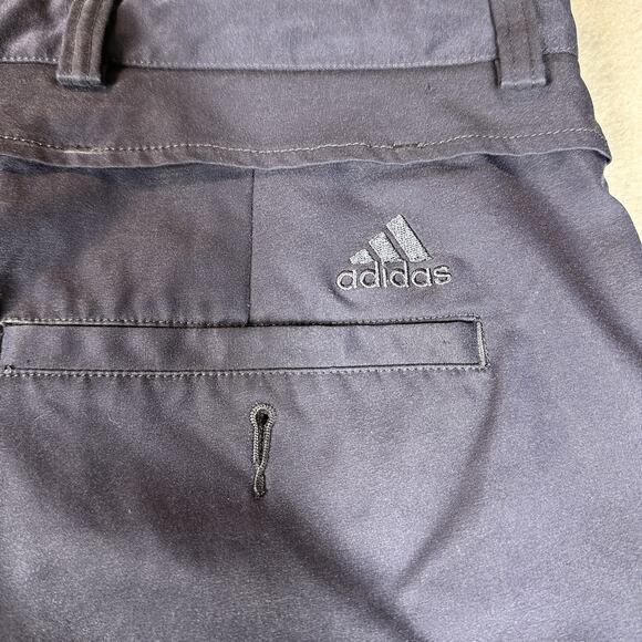 Adidas Golf Shorts Mens 36 Navy Blue Athletic Performance Stretch Pockets Logo - Picture 7 of 12